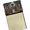 Edge Collections - 3" x 3" - Multicolor - La Catrina Skeleton Halloween Sticky Note Holder Refillable Dispenser - 1 Piece